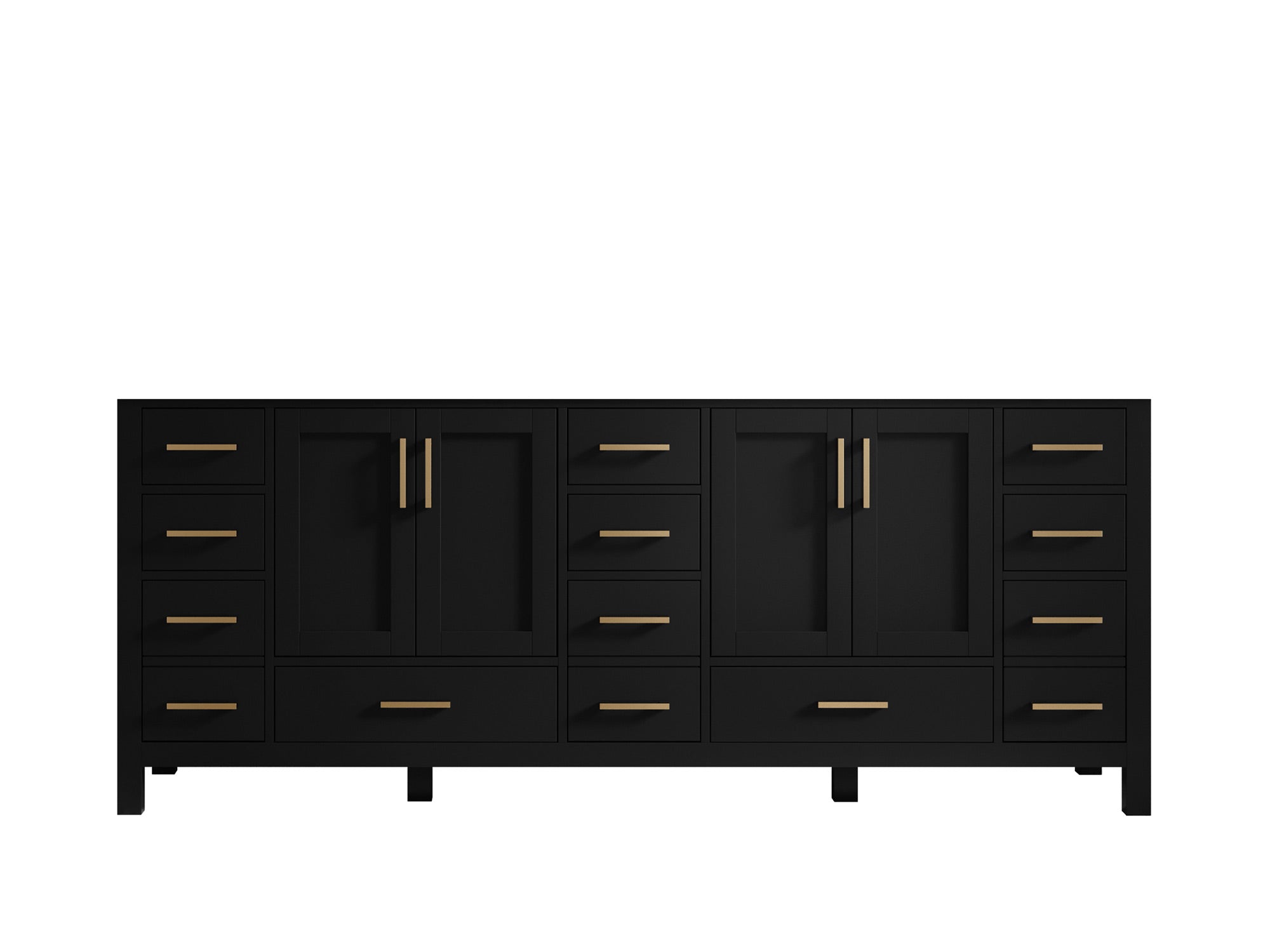 Malibu 84 in. W x 22 in. D Double Sink Bathroom Vanity - Willow Bath and Vanity