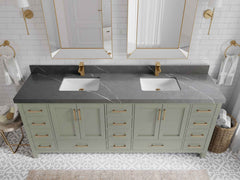 Malibu 84 in. W x 22 in. D Double Sink Bathroom Vanity - photo 34