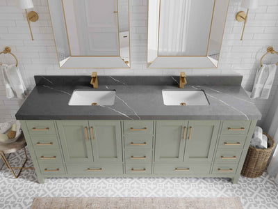 Malibu 84 in. W x 22 in. D Double Sink Bathroom Vanity - Willow Bath and Vanity