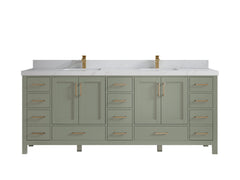 Malibu 84 in. W x 22 in. D Double Sink Bathroom Vanity - photo 21