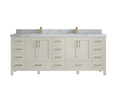 Malibu 84 in. W x 22 in. D Double Sink Bathroom Vanity - Willow Bath and Vanity
