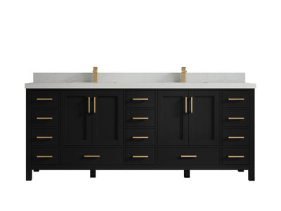 Malibu 84 in. W x 22 in. D Double Sink Bathroom Vanity - Willow Bath and Vanity