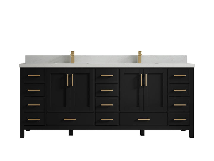 Malibu 84 in. W x 22 in. D Double Sink Bathroom Vanity - photo 15