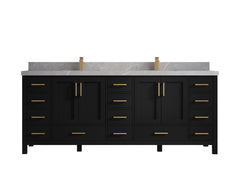 Malibu 84 in. W x 22 in. D Double Sink Bathroom Vanity - photo 33