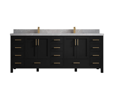 Malibu 84 in. W x 22 in. D Double Sink Bathroom Vanity - Willow Bath and Vanity