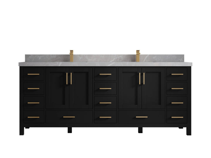Malibu 84 in. W x 22 in. D Double Sink Bathroom Vanity - photo 33