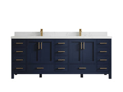 Malibu 84 in. W x 22 in. D Double Sink Bathroom Vanity - photo 29