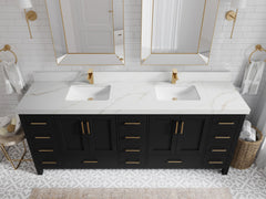 Malibu 84 in. W x 22 in. D Double Sink Bathroom Vanity - photo 22