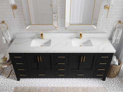 Malibu 84 in. W x 22 in. D Double Sink Bathroom Vanity - Willow Bath and Vanity
