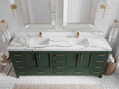 Malibu 84 in. W x 22 in. D Double Sink Bathroom Vanity - Willow Bath and Vanity