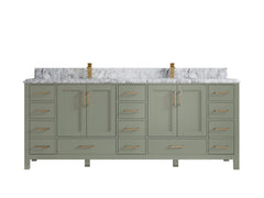 Malibu 84 in. W x 22 in. D Double Sink Bathroom Vanity - photo 23