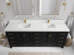 Malibu 84 in. W x 22 in. D Double Sink Bathroom Vanity - photo 30