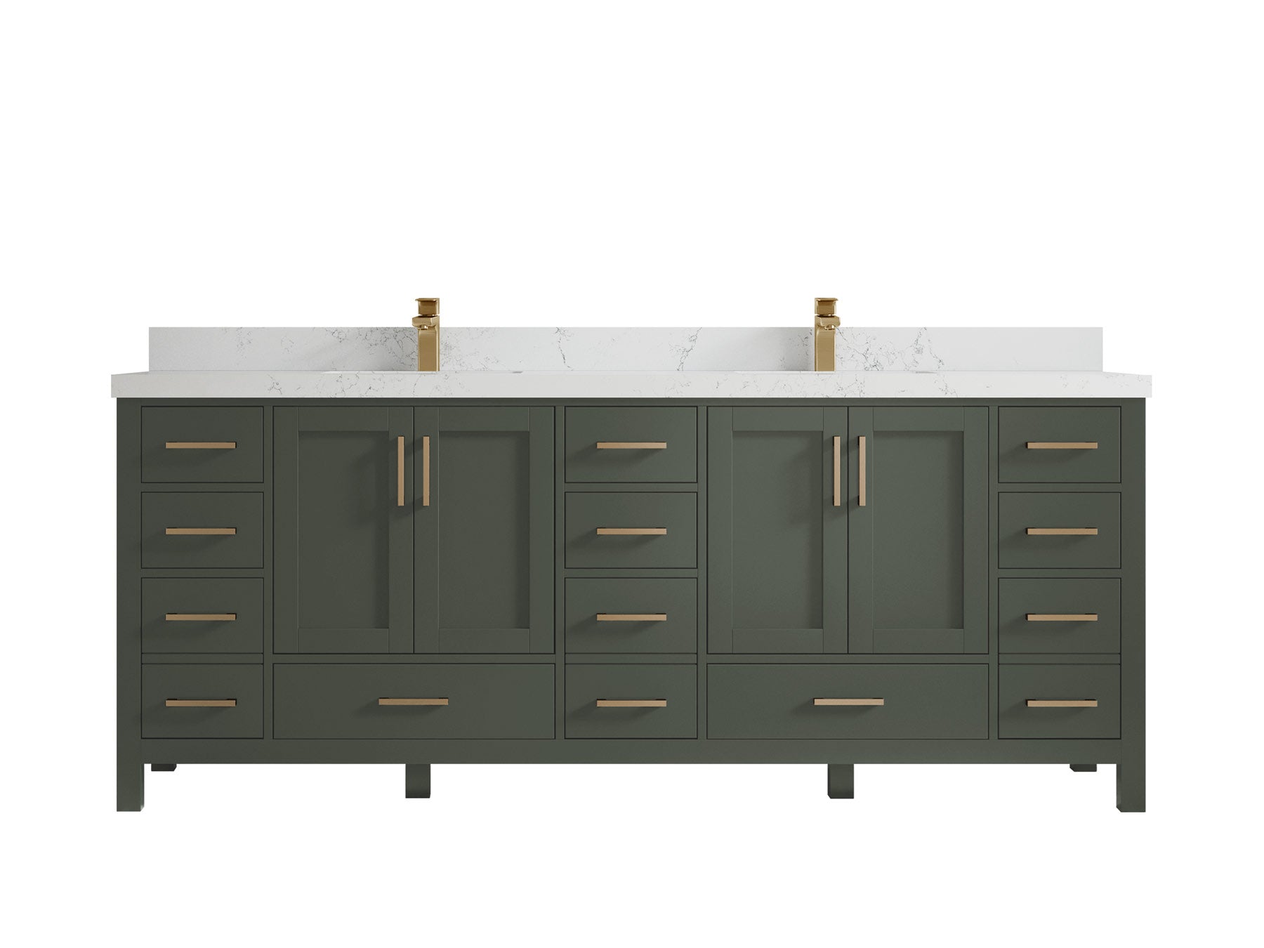 Malibu 84 in. W x 22 in. D Double Sink Bathroom Vanity - Willow Bath and Vanity