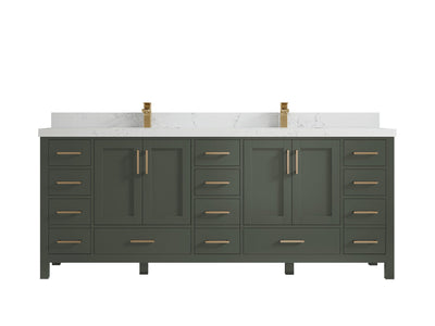 Malibu 84 in. W x 22 in. D Double Sink Bathroom Vanity - Willow Bath and Vanity