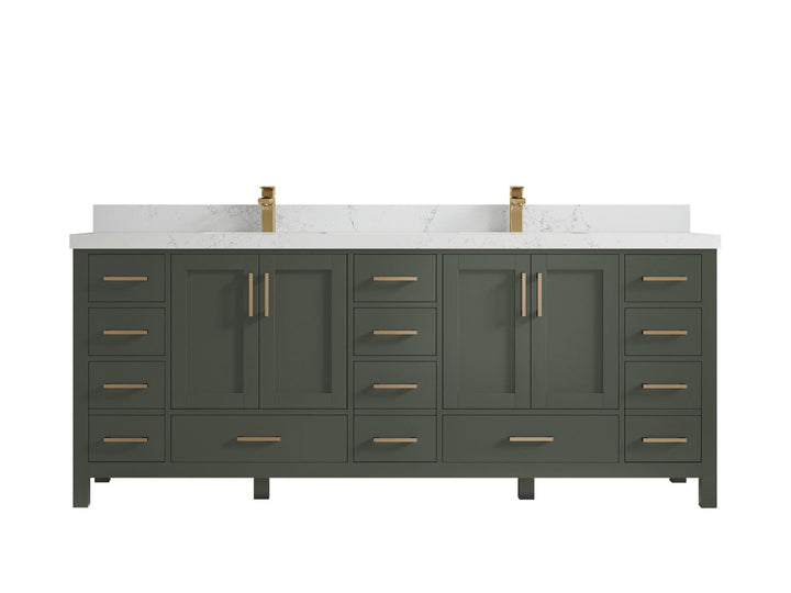Malibu 84 in. W x 22 in. D Double Sink Bathroom Vanity - photo 31