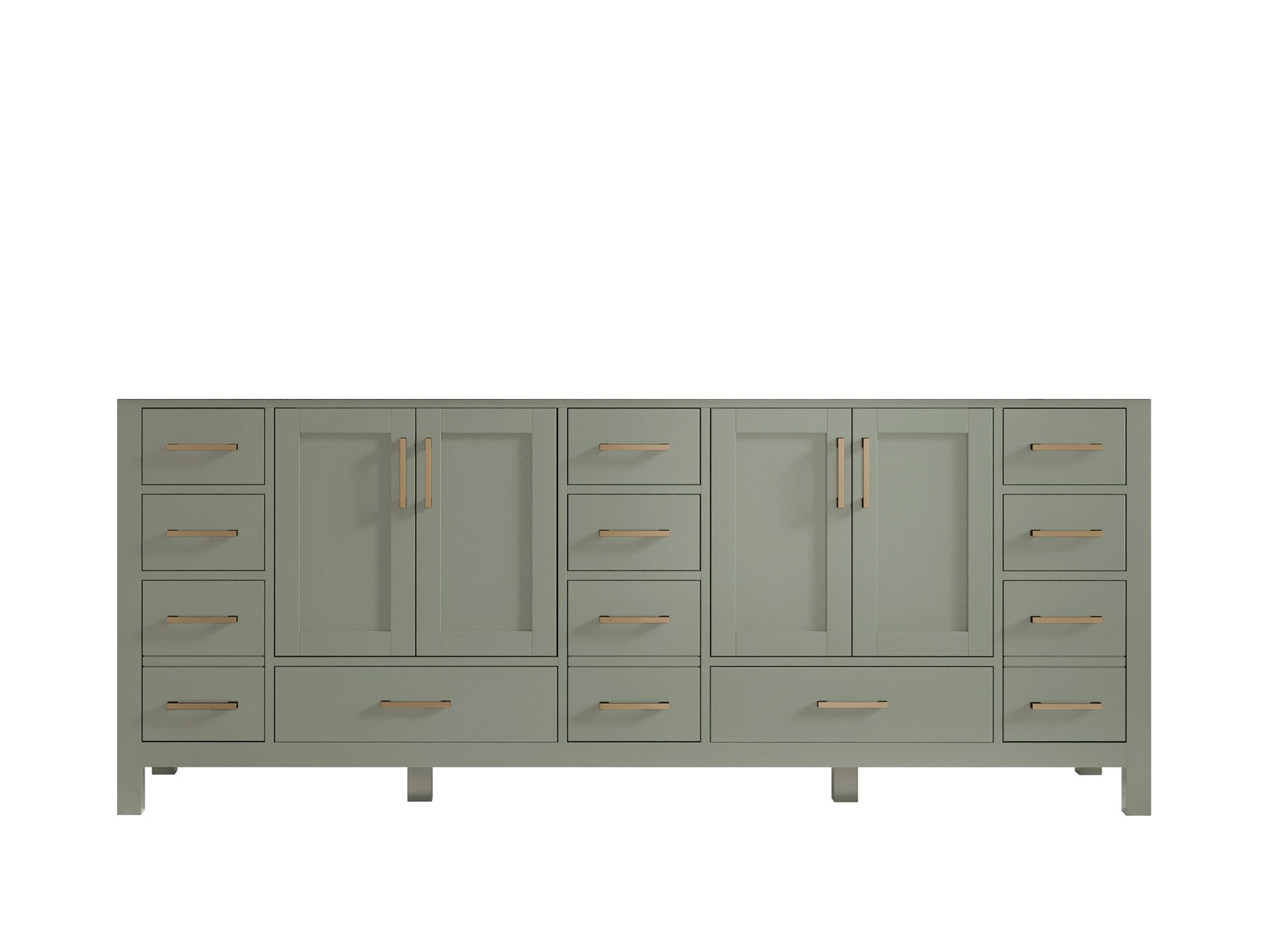 Malibu 84 in. W x 22 in. D Double Sink Bathroom Vanity - Willow Bath and Vanity