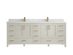 Malibu 84 in. W x 22 in. D Double Sink Bathroom Vanity - photo 29