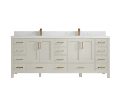 Malibu 84 in. W x 22 in. D Double Sink Bathroom Vanity - Willow Bath and Vanity