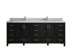 Malibu 84 in. W x 22 in. D Double Sink Bathroom Vanity - photo 43