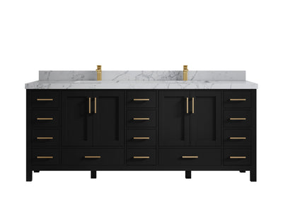 Malibu 84 in. W x 22 in. D Double Sink Bathroom Vanity - Willow Bath and Vanity