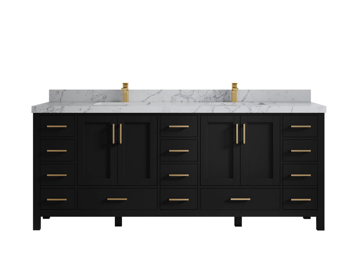 Malibu 84 in. W x 22 in. D Double Sink Bathroom Vanity - photo 43