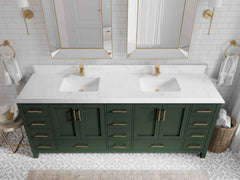 Malibu 84 in. W x 22 in. D Double Sink Bathroom Vanity - photo 26