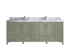 Malibu 84 in. W x 22 in. D Double Sink Bathroom Vanity - photo 19