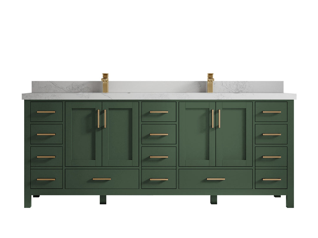 Malibu 84 in. W x 22 in. D Double Sink Bathroom Vanity - Willow Bath and Vanity