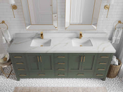 Malibu 84 in. W x 22 in. D Double Sink Bathroom Vanity - photo 22