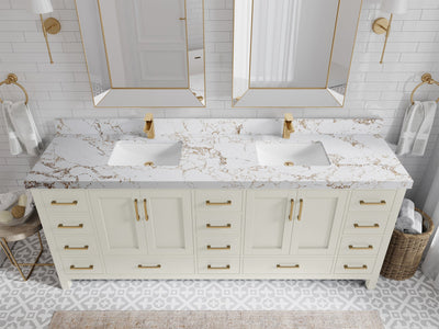 Malibu 84 in. W x 22 in. D Double Sink Bathroom Vanity - Willow Bath and Vanity