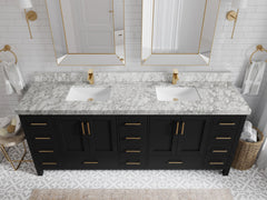 Malibu 84 in. W x 22 in. D Double Sink Bathroom Vanity - photo 10
