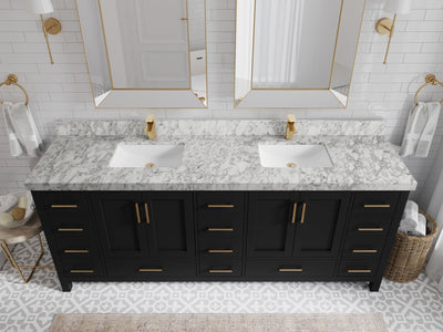 Malibu 84 in. W x 22 in. D Double Sink Bathroom Vanity - Willow Bath and Vanity