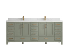 Malibu 84 in. W x 22 in. D Double Sink Bathroom Vanity - photo 31