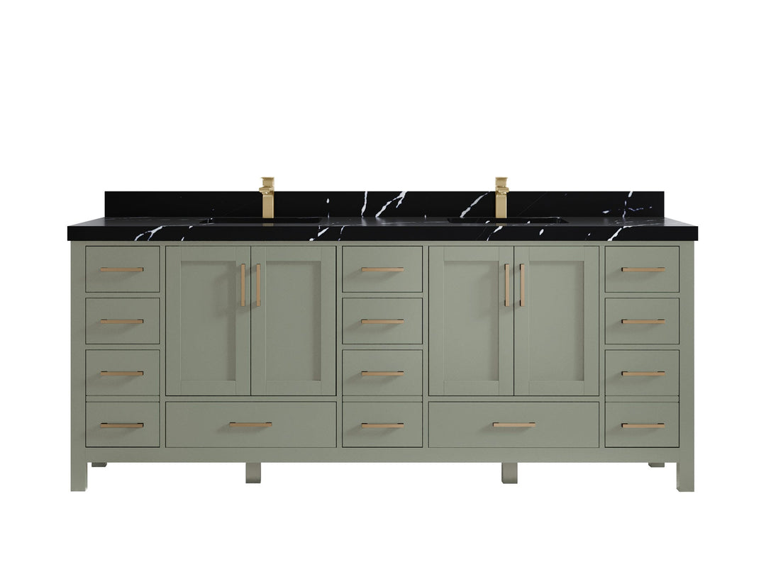 Malibu 84 in. W x 22 in. D Double Sink Bathroom Vanity - Willow Bath and Vanity