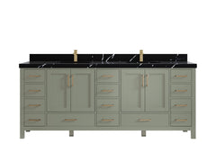 Malibu 84 in. W x 22 in. D Double Sink Bathroom Vanity - photo 11