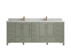 Malibu 84 in. W x 22 in. D Double Sink Bathroom Vanity - photo 9