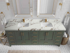 Malibu 84 in. W x 22 in. D Double Sink Bathroom Vanity - photo 36