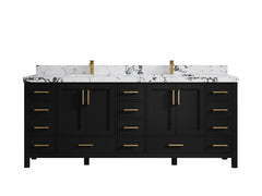 Malibu 84 in. W x 22 in. D Double Sink Bathroom Vanity - photo 41