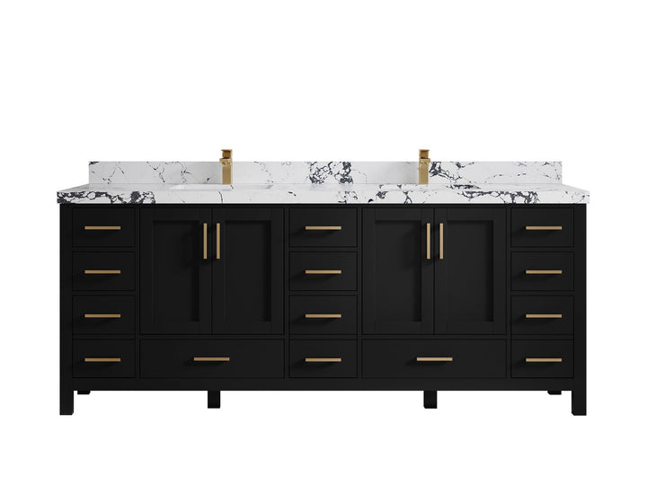 Malibu 84 in. W x 22 in. D Double Sink Bathroom Vanity - photo 41