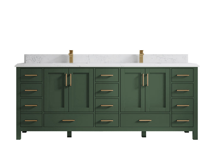 Malibu 84 in. W x 22 in. D Double Sink Bathroom Vanity - photo 27