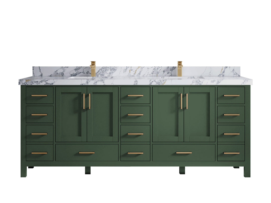 Malibu 84 in. W x 22 in. D Double Sink Bathroom Vanity - Willow Bath and Vanity