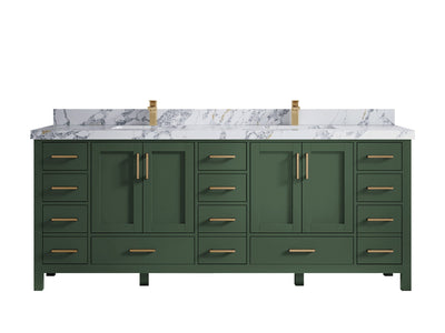 Malibu 84 in. W x 22 in. D Double Sink Bathroom Vanity - Willow Bath and Vanity
