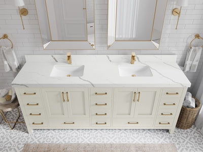 Malibu 84 in. W x 22 in. D Double Sink Bathroom Vanity - Willow Bath and Vanity