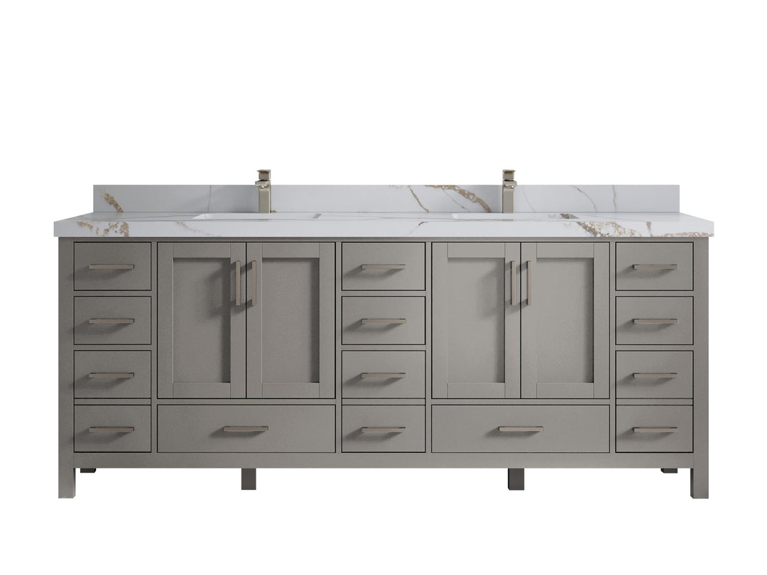 Malibu 84 in. W x 22 in. D Double Sink Bathroom Vanity - Willow Bath and Vanity
