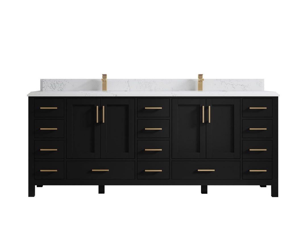 Malibu 84 in. W x 22 in. D Double Sink Bathroom Vanity - Willow Bath and Vanity