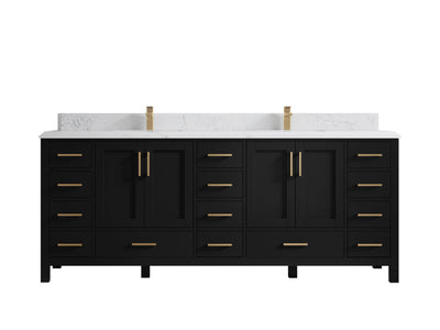 Malibu 84 in. W x 22 in. D Double Sink Bathroom Vanity - Willow Bath and Vanity