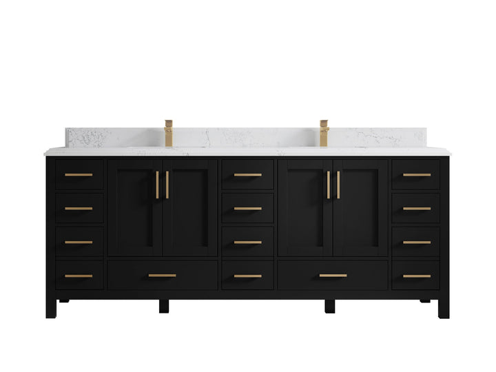 Malibu 84 in. W x 22 in. D Double Sink Bathroom Vanity - photo 29