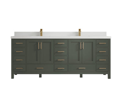Malibu 84 in. W x 22 in. D Double Sink Bathroom Vanity - Willow Bath and Vanity