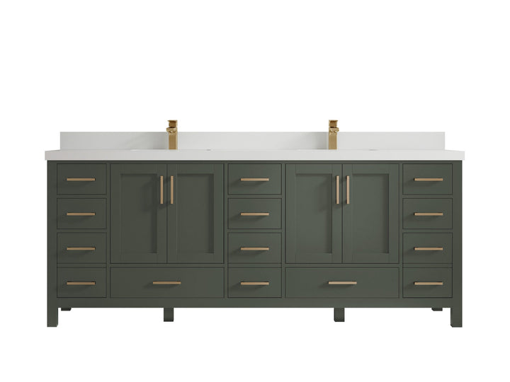 Malibu 84 in. W x 22 in. D Double Sink Bathroom Vanity - photo 45