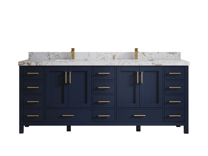 Malibu 84 in. W x 22 in. D Double Sink Bathroom Vanity - photo 37